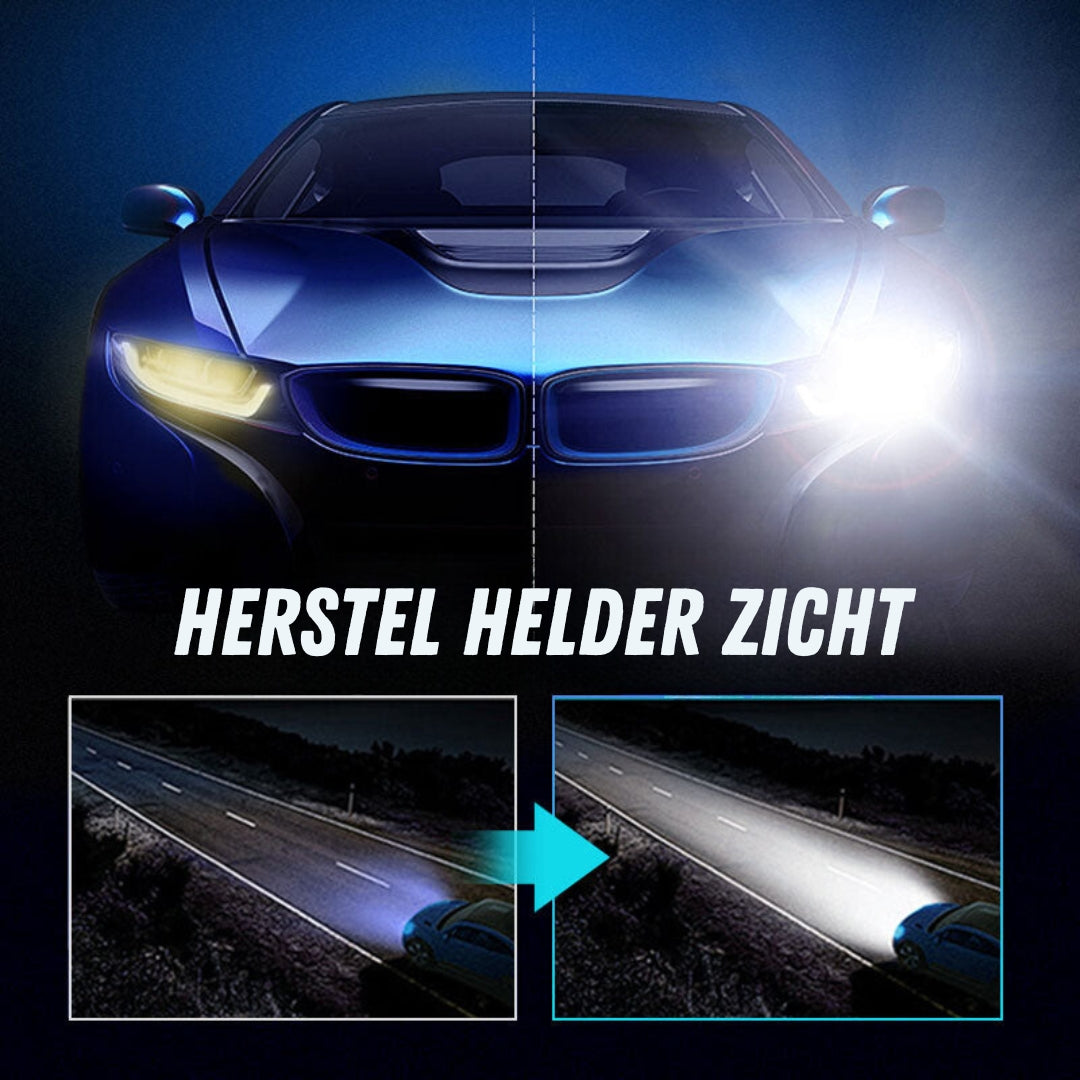 HeadlightHero| De snelste manier naar glasheldere koplampen | 1+1 gratis