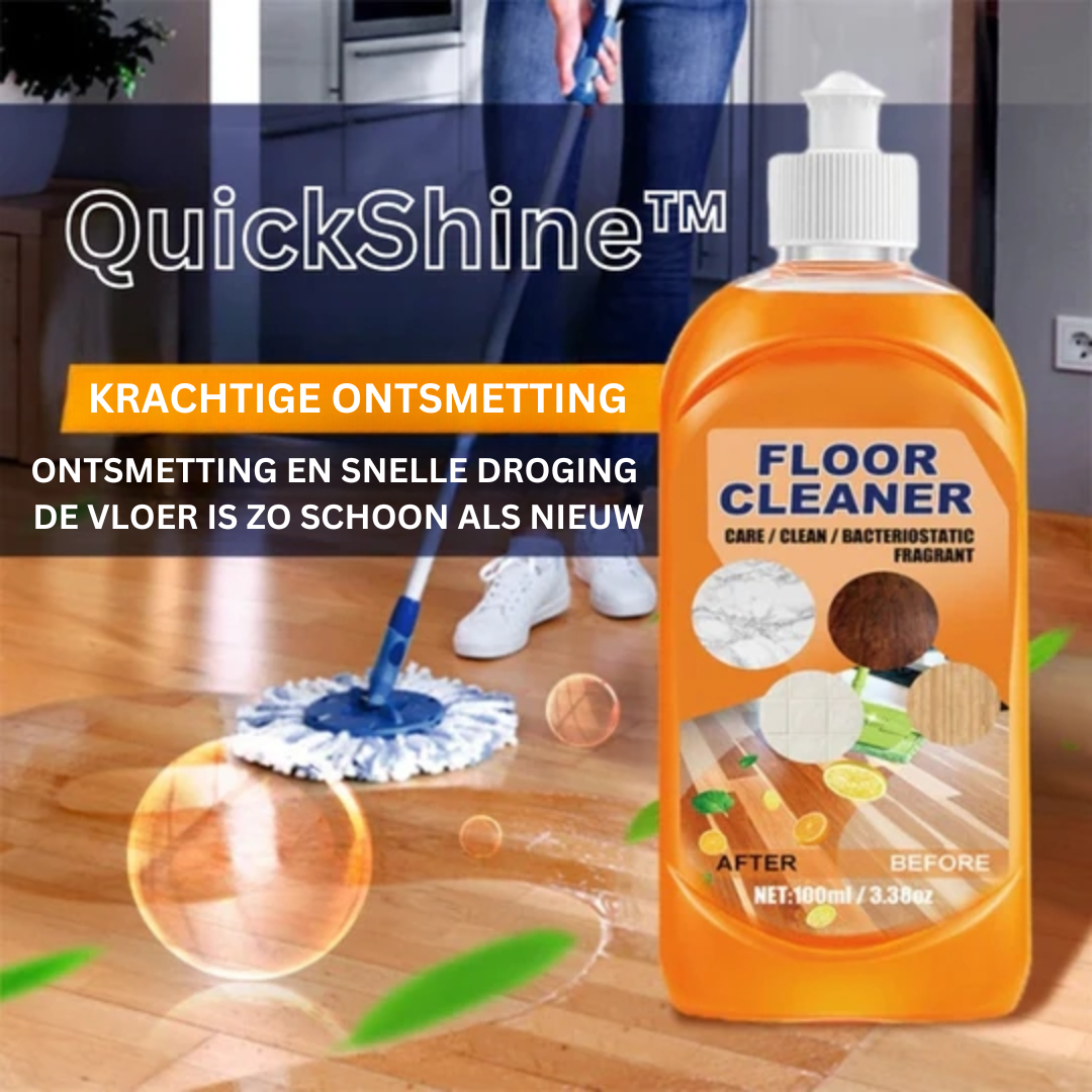 QuickShine Pro | Krachtige vloerhersteller en reiniger | 1+1 gratis