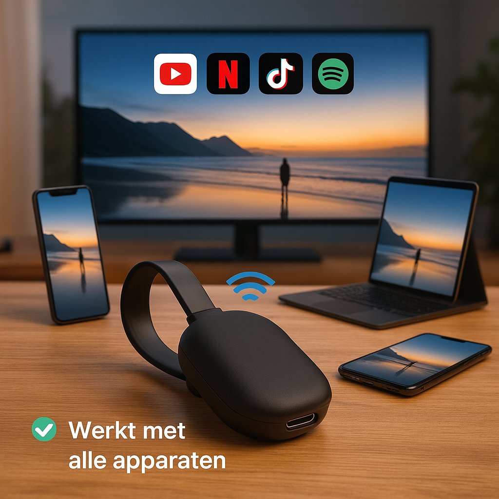 StreamLink™ | Stream alles direct op groot scherm, zonder wifi