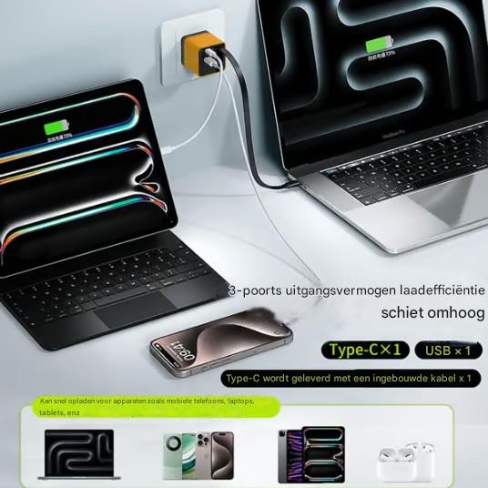 TurboCharge™  Pro GaN | Laadt sneller, slimmer en veiliger!