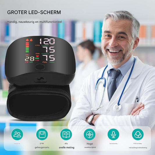 PulseMate™ Pro |  Meet je bloeddruk in 30 seconden