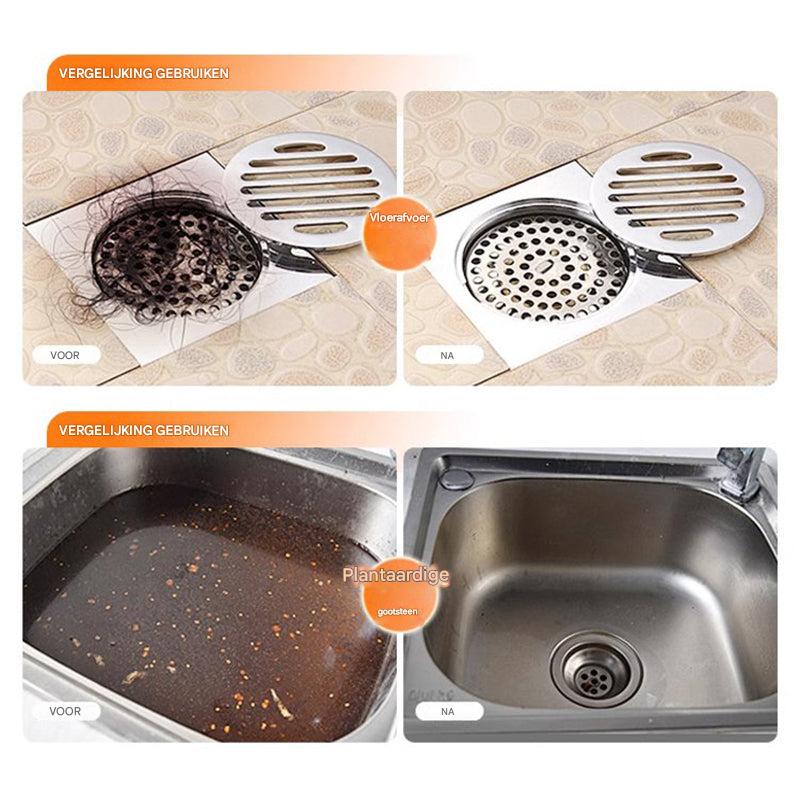 PowerDrain | Ontstopt en reinigt jouw afvoer in seconden | 4+4 gratis